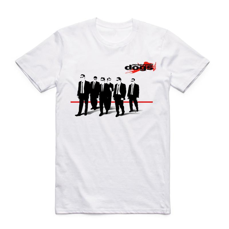 2019 S-XXX Men Women Reservoir Dogs Quentin Tarantino Print White T-shirt Short Sleeve O-Neck Homme Harajuku Casual Cool Tshirt
