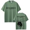 Anime Death Note Tshirt Yagami Light Graphic T Shirts Men Women Cartoon Manga Oversized Tshirts Mens 90s Vintage Streetwear