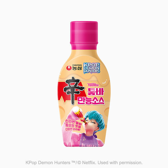 Nongshim Shin Ramyun Cup 65г × 5 + Соус ShinTumba 285г × 1 – Коллаборация с K-Pop Demon Hunters (Случайный дизайн)