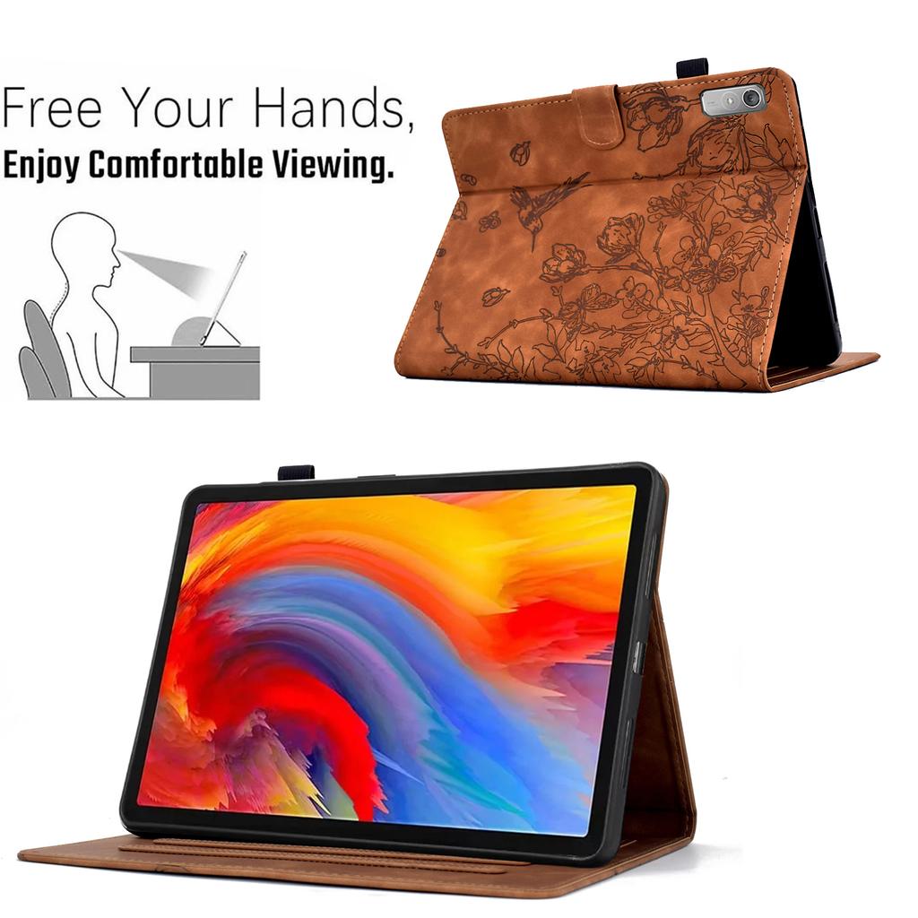 For Lenovo Tab P11 Gen 2 TB-350/Xiaoxin Pad Plus (2023) Case Card Holder Leather Tablet Cover