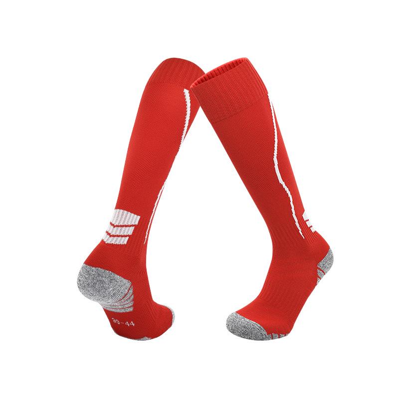 

Professional Men s Breathable Non-slip Football Socks - Wear-resistant, Sweat-absorbing, Long Training Stockings. Small (29-33) білий/червоний