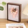 3D Dried Flower Frame: DIY Wooden Figurine with Preserved Flowers