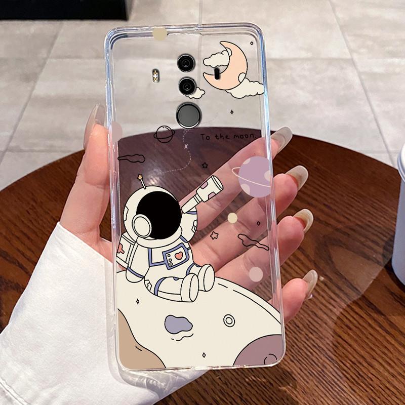 For Huawei Mate 10 Pro Capa Huawei Nova 2i Fundas Huawei Mate 10 Lite Covers Clear Silicone Soft TPU Coque Cute Cat Phone Case
