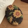 Vintage Floraler Kosmetikspiegel Tragbarer Reise-Doppelseitiger Schminkspiegel Für Damen Mädchen Hohe Klarheit Tasche Handheld Kosmetikspiegel