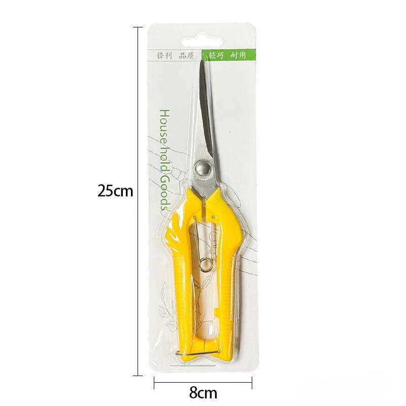 Stainless Steel Fruit Harvesting Shears Pruning Scissors for Orchards Branches Bonsai & Vegetable Fruit Thinning
