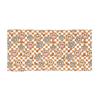 Smile Face Beach Towel, Groovy Checkered Print with Smile Faces, Summer Gifts, Y2K Towels, Beach Blankets, Kids Beach Towel