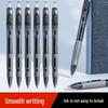 Deli Zhen S08 Black Gel Pen 0.5mm Bullet Tip, Elegant Design for Office & Student Use
