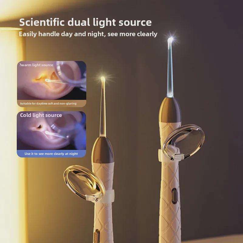 Ohrstöpsel mit weichem Kopf und leuchtendem Design für Kleinkinder – Sicheres Werkzeug zum Entfernen von Ohrenschmalz bei Babys