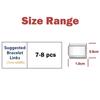 Double Chain Bracelet Charms Stainless Steel DIY Making Charm Bracelet Link Multi-Function Spliceable