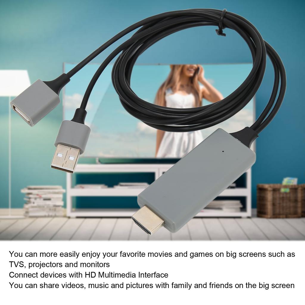 HDTV Kabeladapter 1080P HD Multimedia-Schnittstellenkabeladapter für TV-Display-Projektor