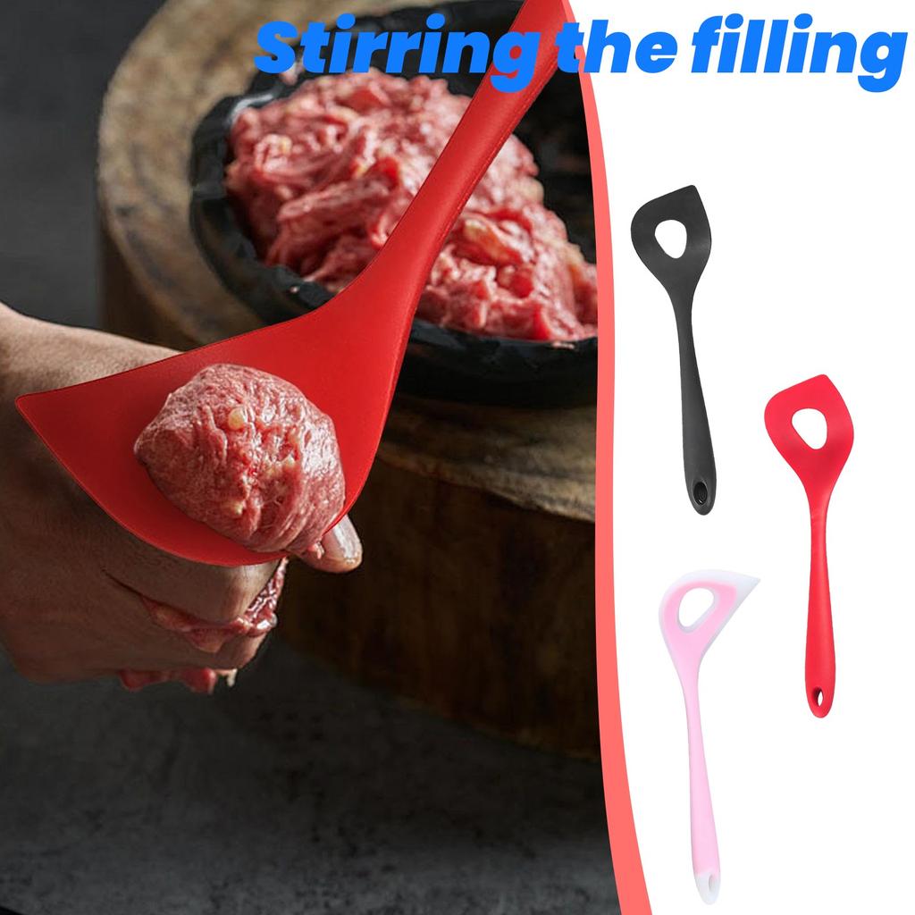 Nástroje na výrobu masových kuliček Nepřilnavá lžíce na masové kuličky Tvořítko na kuličky Silikonová lžíce na masové kuličky Rybí kuličky