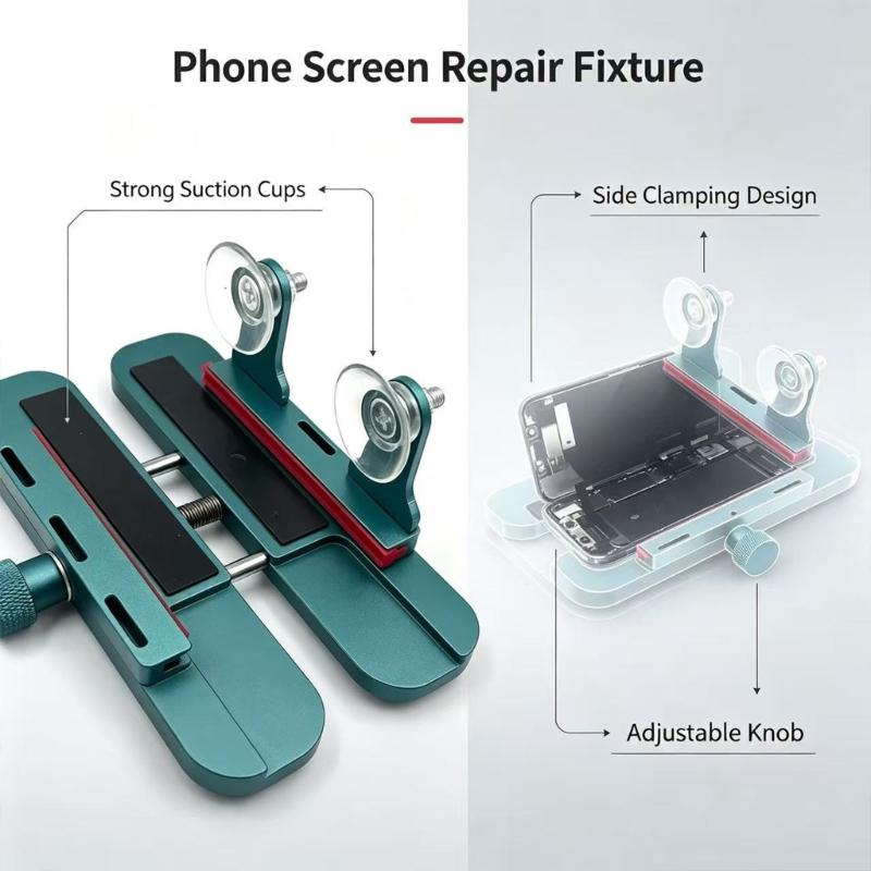 Circuit Board Holder Fixing Clamping Tool For Smartphones with Strong Suction Cup And Flexible Mounting