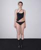 VINAJ W String Bikini Bra (Black)