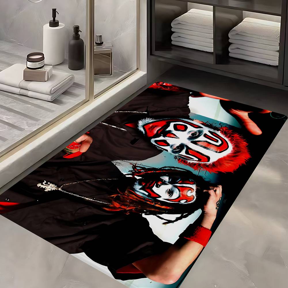 Hip-Hop I-Insane C-Clown P-Posse Hallway Carpet Washable Non-Slip Living Room Sofa Chairs Area Mat Kitchen Doormat Area Rug