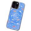 Good luck koi fish school for Apple iPhone16/17Pro mobile phone case 14 creative 13 matte PC15 men and women