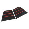 1 Pair Car Side Window Louver ABS Air Vent Scoop Shades Cover Blind Replacement for Dodge Charger 2015‑2022