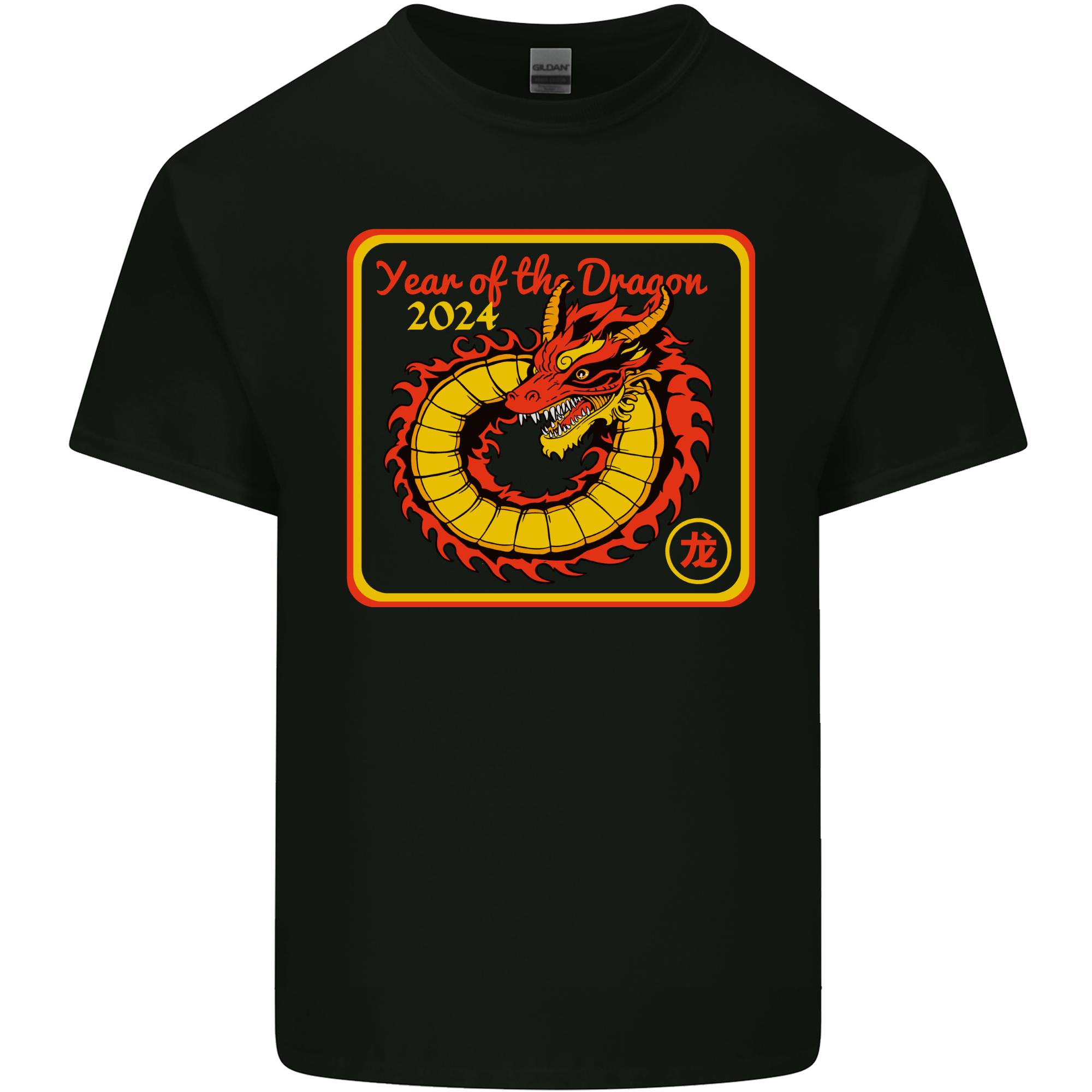 2024 Year of the Dragon Unisexs Light Cotton TShirt S