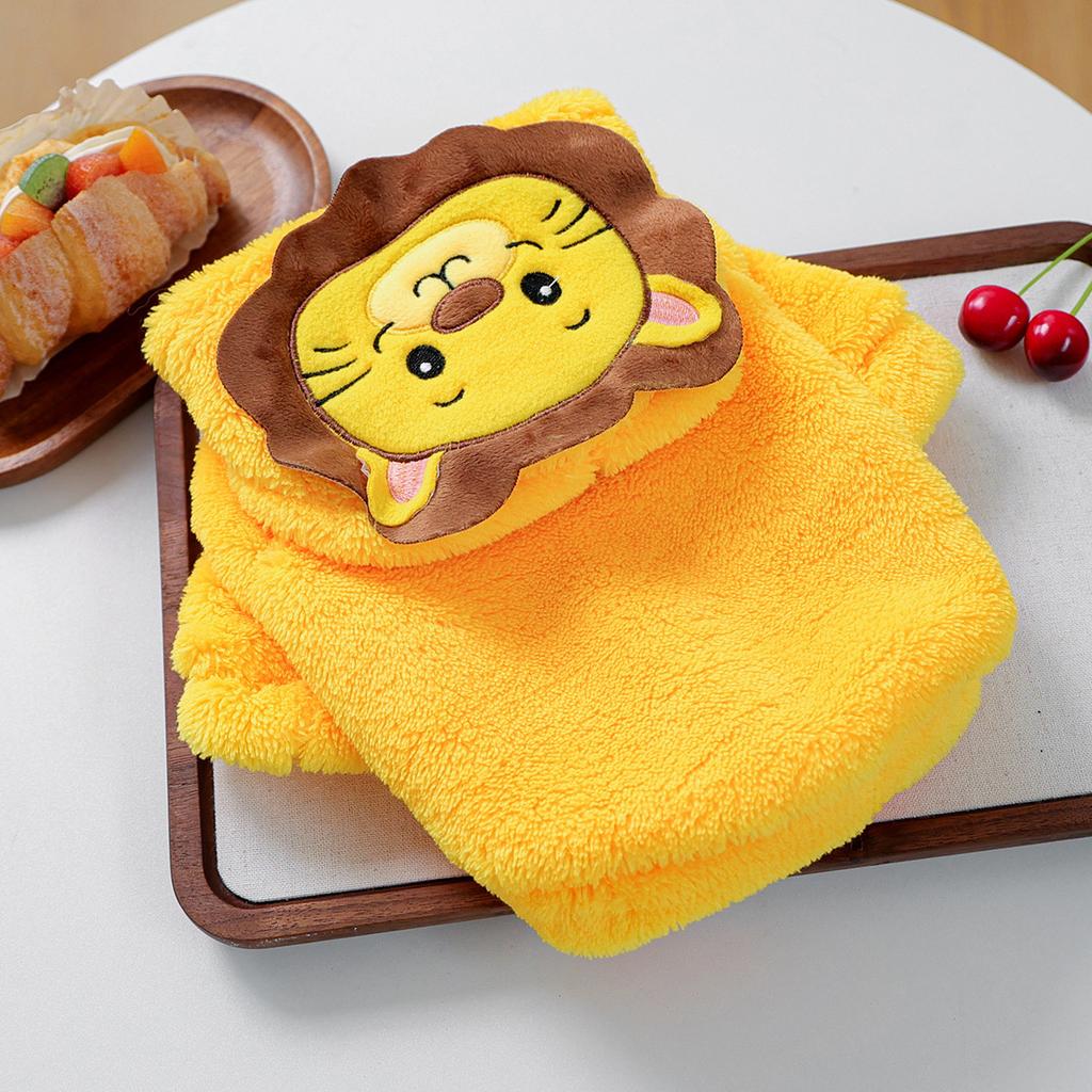 Fleece Thickened Warm Pet Puppy Cat Clothes Pet Dog Clothes Party Animal Flannel Lion Transformation Clothing
