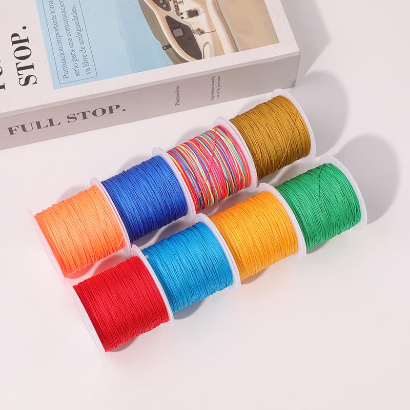 DIY Pearl Stringing Thread - 0.4mm, No. 71: Ideal for Handmade Bracelets, Necklaces, and Lanyards with Jade or Pearl.