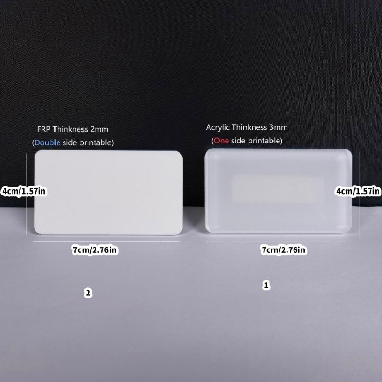 Portable Sturdy Acrylic Badge with Long Time Use Print Clarity for Diverses Event Applications Daily Casual Use