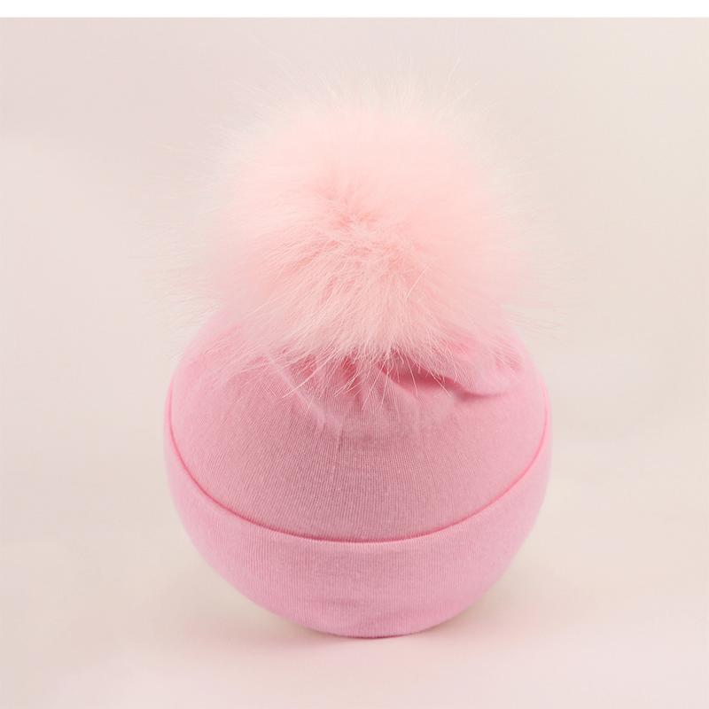 Baby Winter Warm Hats Toddler Pom Pom Beanie Knit Soft Caps For Boys Girls Cotton Elastic Children Bonnet Hat Beanies Girls Caps