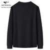 SEPTWOLVES Men's Long-Sleeve Crew Neck Casual T-Shirt