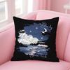 American Fashion Brand Retro Pattern Cushion Cover Linen Pillowcase Cover Soft Decor for Sofa Home Room