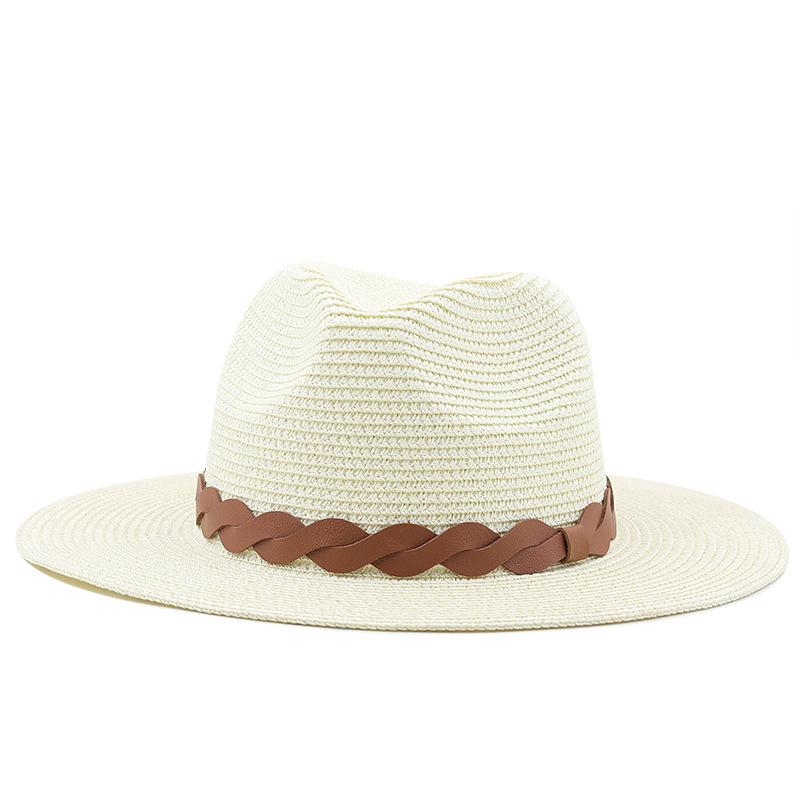 Classic for ethnic style big edge straw hat European and American cowboy style straw hat outdoor leisure jue style wind sunscreen hat