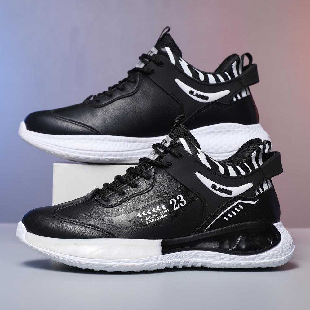 Lässige Herrenschuhe, neue Jugend, trendige Mode, dicker Boden, atmungsaktive Sportschuhe, trendige Freizeitschuhe
