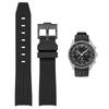 20mm Silicone Watch Band for Omega X Swatch Speedmaster MoonSwatch [Ylfcly]