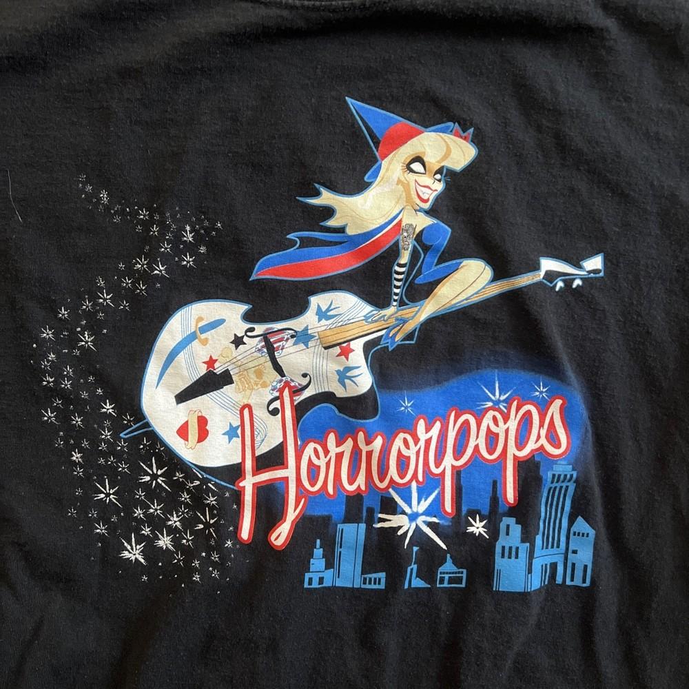 

Horrorpops Band Funny Witch T Shirt Black Unisex S-5XL Horrorpops 2X0204 Unisex T-Shirt S