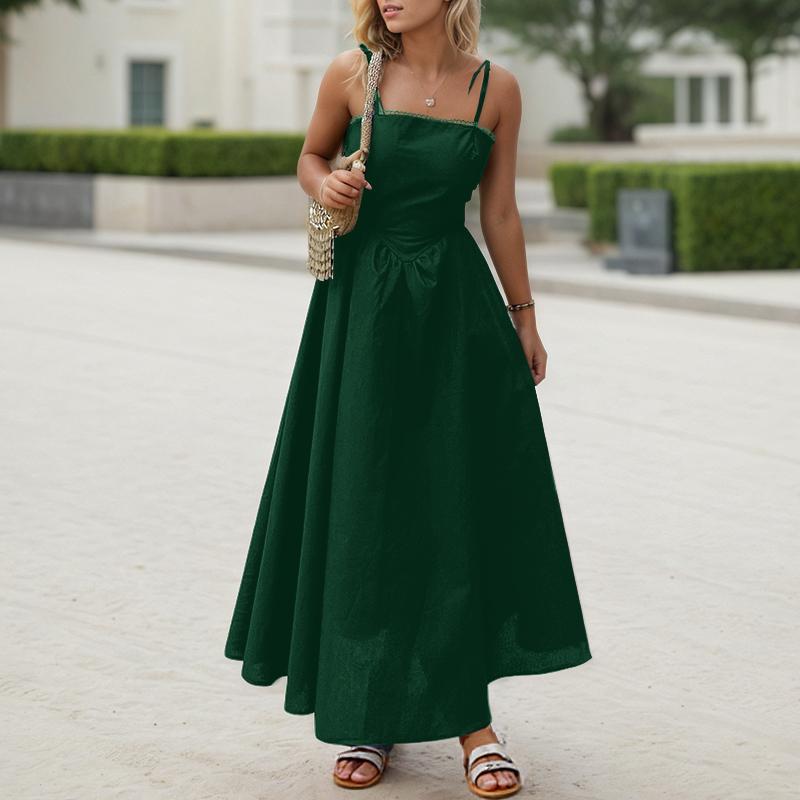 ZANZEA Womens Summer Casual Straps Sleeveless Slip Dress