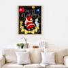 Vollquadrat-Diamant-Malerei, 5D-Weihnachtslandschaft, DIY-Diamant-Stickerei, Kreuzstich, Weihnachtsmann, Heimdekoration
