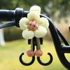 Blumen Roller Lenkerhalterung Haken Verstellbares Gurtband Robuster Roller Elektrofahrrad Lenkergriff Aufhänger mit Doppelhaken