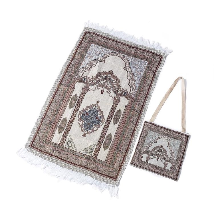 Muslims Prayer Mat with Tassels Portable Travel Prayings Rugs for Middle Eastern