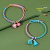 Handmade Five-Color Rope Bracelet with Tassel & Small Zongzi Charm - Dragon Boat Festival Gift for Adults & Children