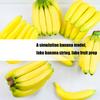 Artificial Banana Simulation Banana Fruit Model for Home Kitchen Wedding Table Decoration Basket Display Photography