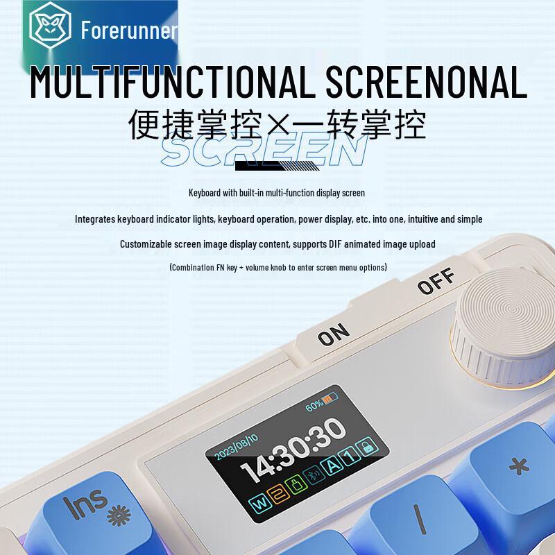 QianXingZhe V98Pro Tri-Mode Wireless RGB Mechanical Feel Keyboard & Mouse Combo