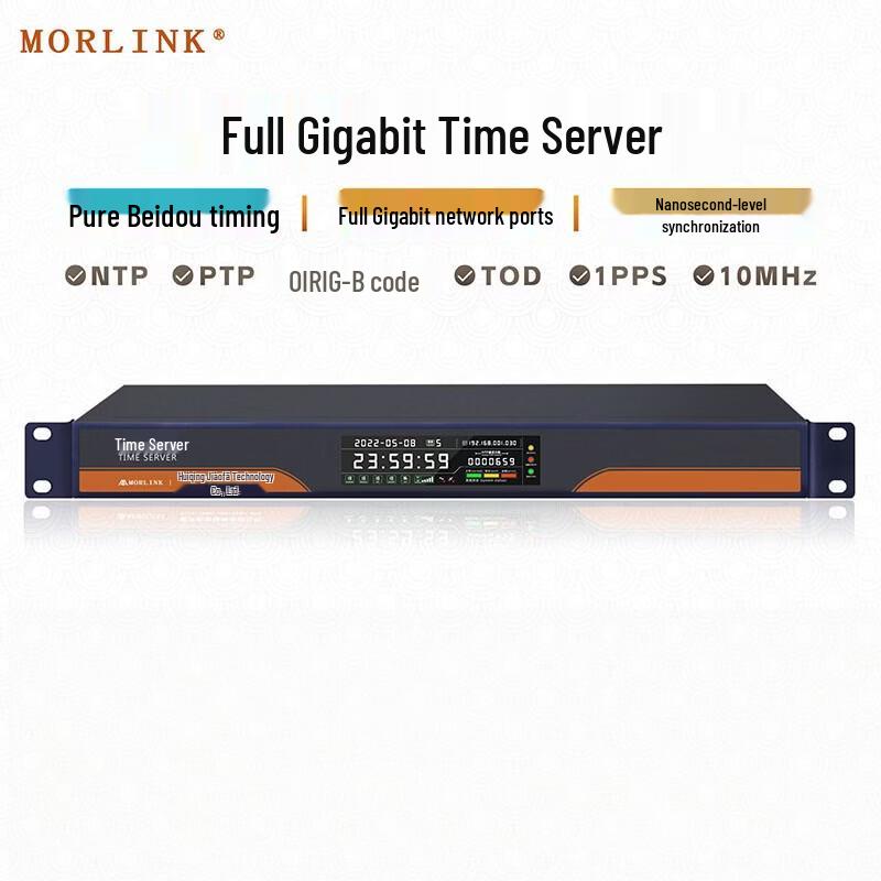 MORLINK Gigabit PTP/NTP Time Server