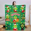 Flannel Blanket Digital Print For Midday Rest Blanket, Christmas Cartoon Air-conditioned Blanket.