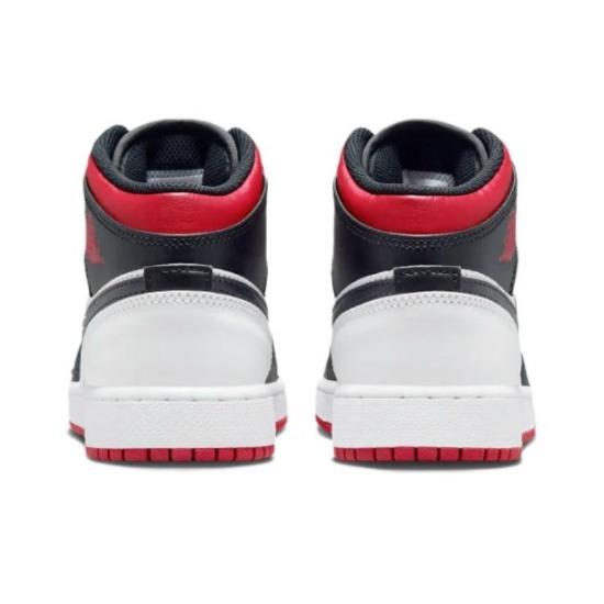 Air Jordan 1 Mid GS Gym Red Black Toe Mid-top Retro Sneakers DQ8423-106
