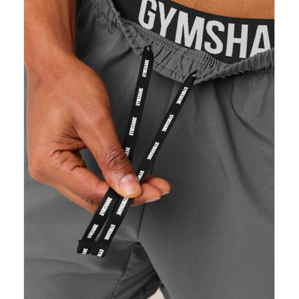 Gymshark Arrival 7  Shorts Silhouette Grey A2a1l Gbp4