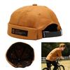 Retro Letter Brimless Docker Cap Cotton Vintage Dome Hat Fashion Skullcap  Outdoor