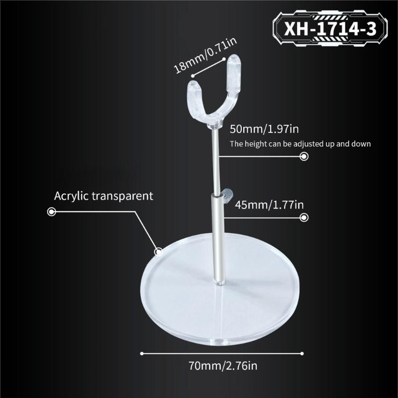 Height Customizable Doll Support Stand Stable Crotch Support Mechanism MultiPurpose Model Figure Display Holder Base