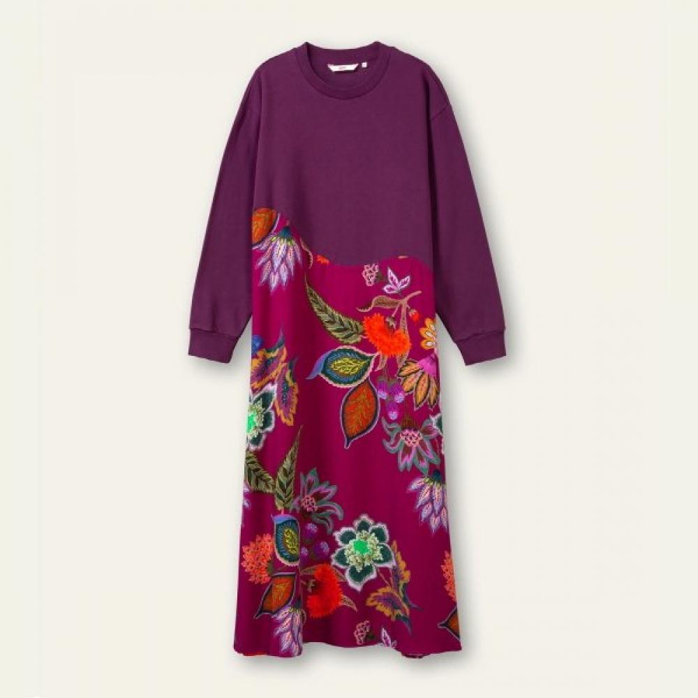 Oilily Dress Pattern Owdfaop002 burgundy (10)/S(55)