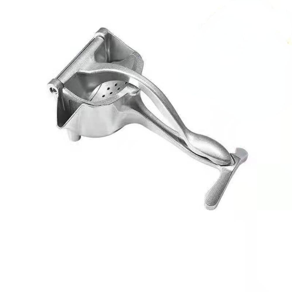 

Ручная соковыжималка из алюминиевого сплава, соковыжималка для граната, давление, лимон, сахарный тростник, сок, кухонный инструмент для фруктов 20.5*10*9.5cm серебряный