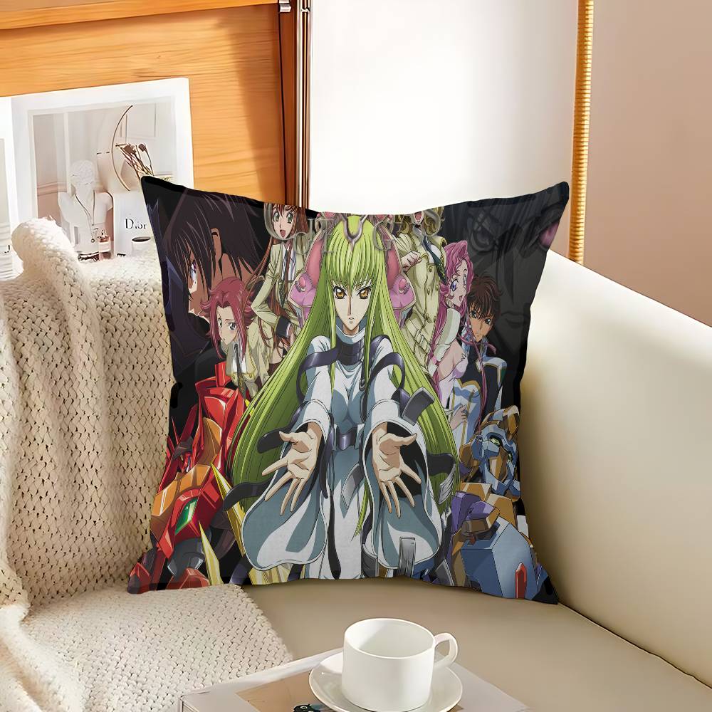 Anime Julius Kingsley Code Geass Pillow Cover for Bedroom Room and Living Room Sofa Decorative Cushion Cover