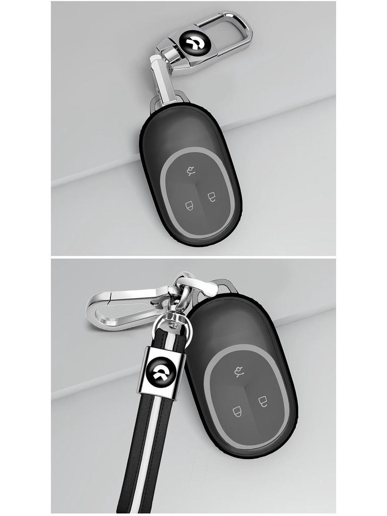 2022 NIO ET7/ES7/ET5 Key Case: Transparent Protective Shell with Buckle