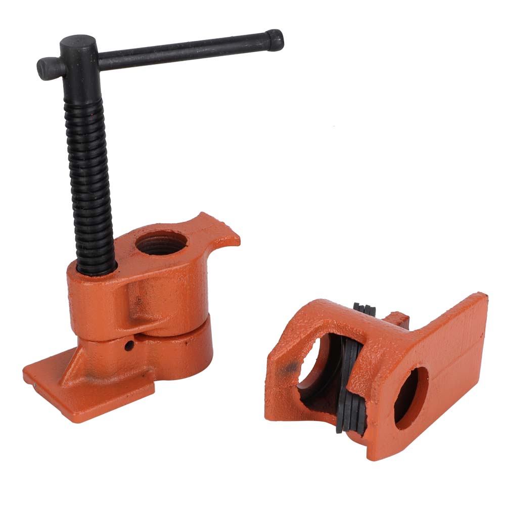 12 Inch Pipe Clamp Jaws Vise Fixture Set Woodworking Tool Kit