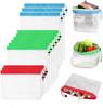 Kitchen Reusable Mesh Produce Bags with Drawstring Closure Set Storage Bag